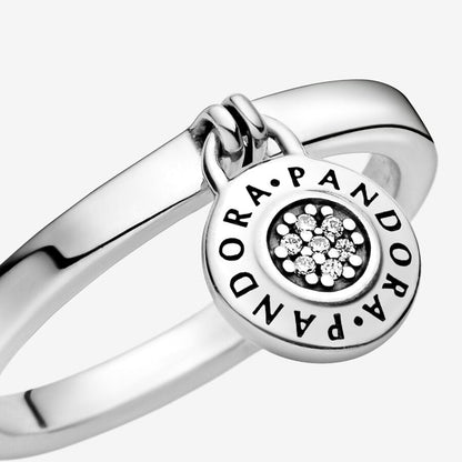 Logo Lock Dangle Ring