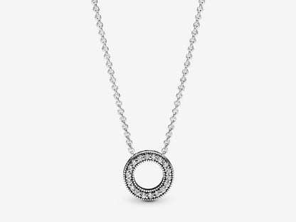 Pavé Circle Collier Necklace