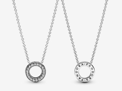 Pavé Circle Collier Necklace