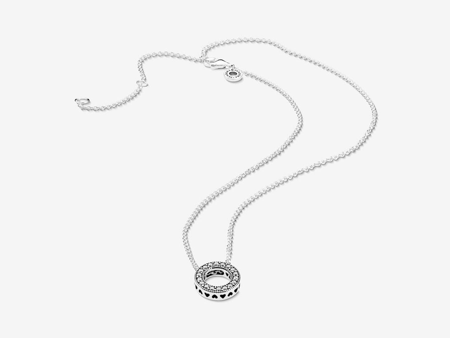 Pavé Circle Collier Necklace