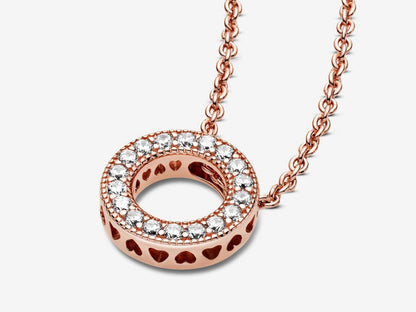 Pavé Circle Collier Necklace