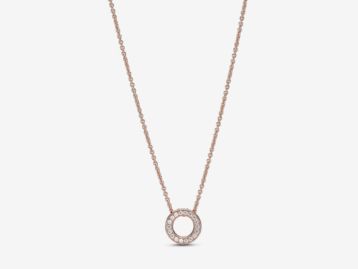 Pavé Circle Collier Necklace