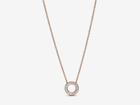 Pavé Circle Collier Necklace