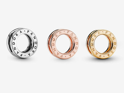 Logo Round Clip Charm