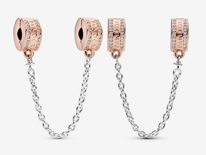 Logo Safety Chain Charm