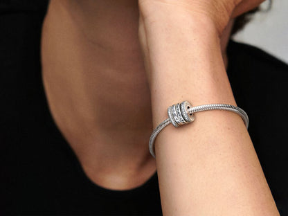 Logo & Heart Charm