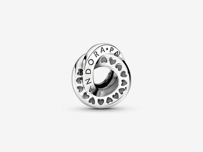 Logo & Heart Loops Charm