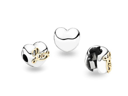 Love Affection Heart Clip Charm