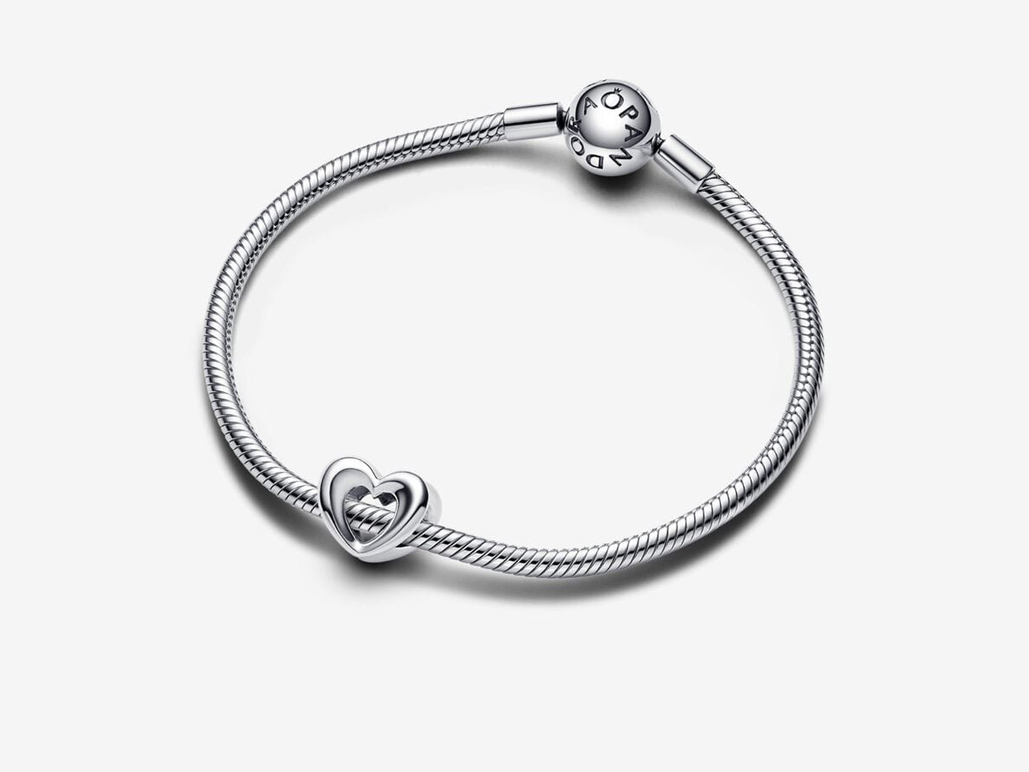 Radiant Open Heart Charm