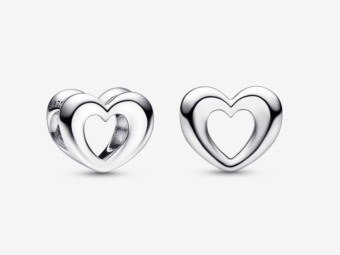 Radiant Open Heart Charm