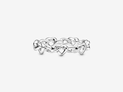 Knotted Hearts Ring