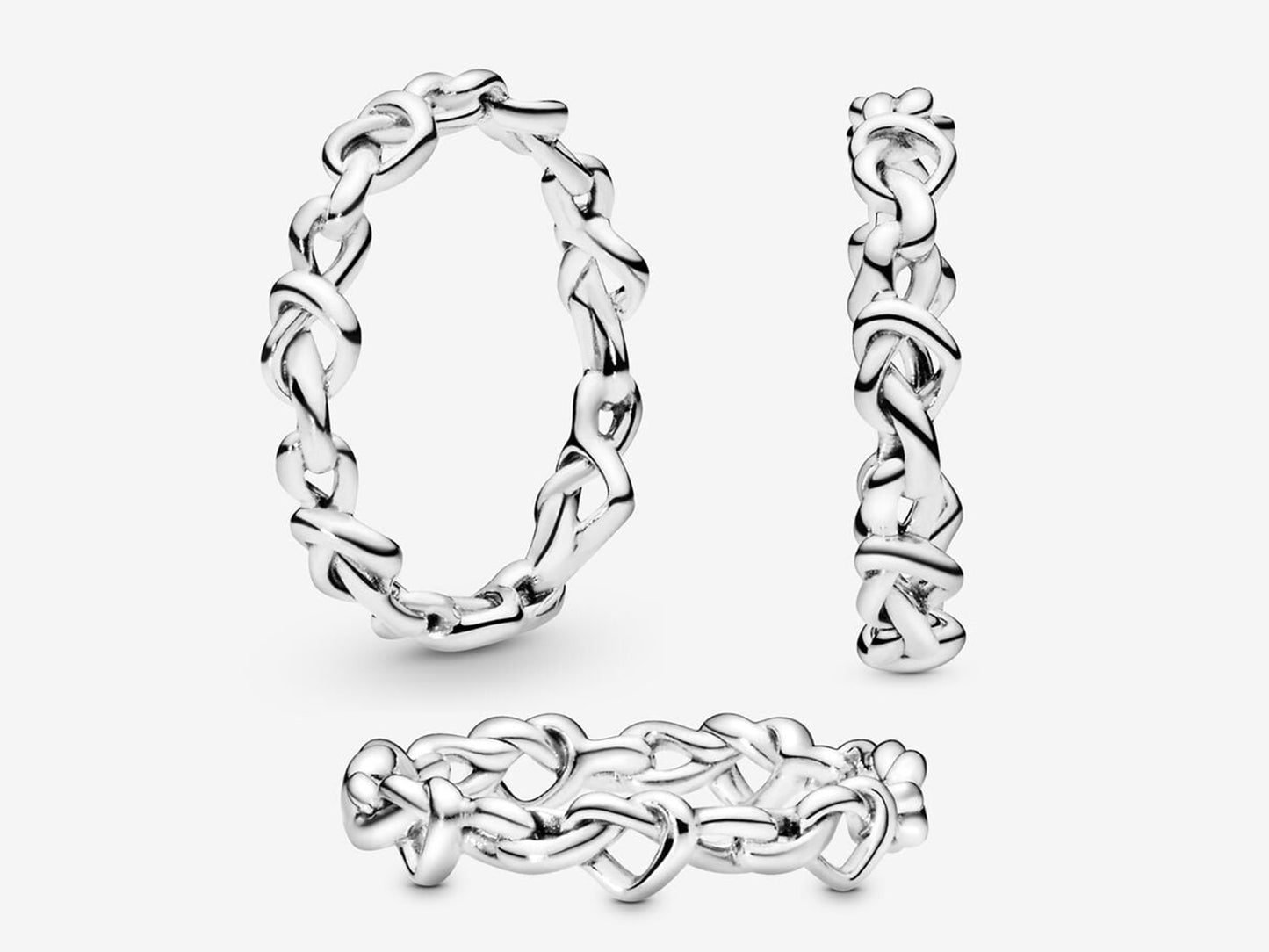 Knotted Hearts Ring