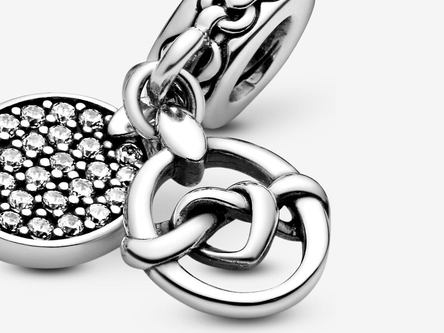 Love Knot Heart Charm