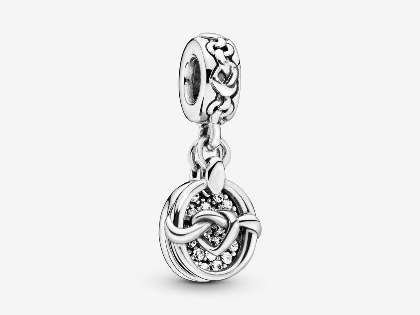 Love Knot Heart Charm