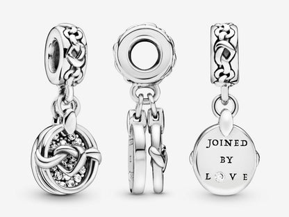 Love Knot Heart Charm