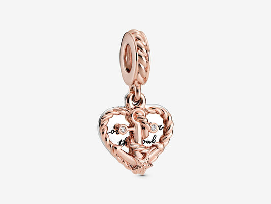 Love Knot & Anchor Charm