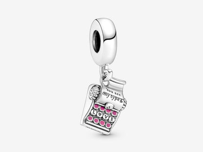 Love Letters Typewriter Charm