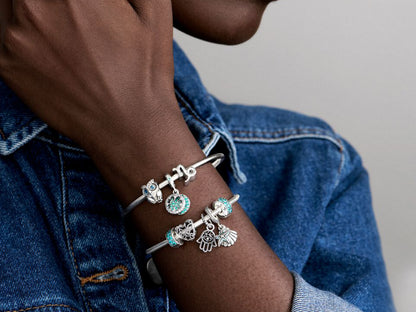 Lucky Four Leaf Clover Dangle Charm