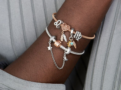 Hamsa, All-seeing Eye & Feather Spirituality Dangle Charm