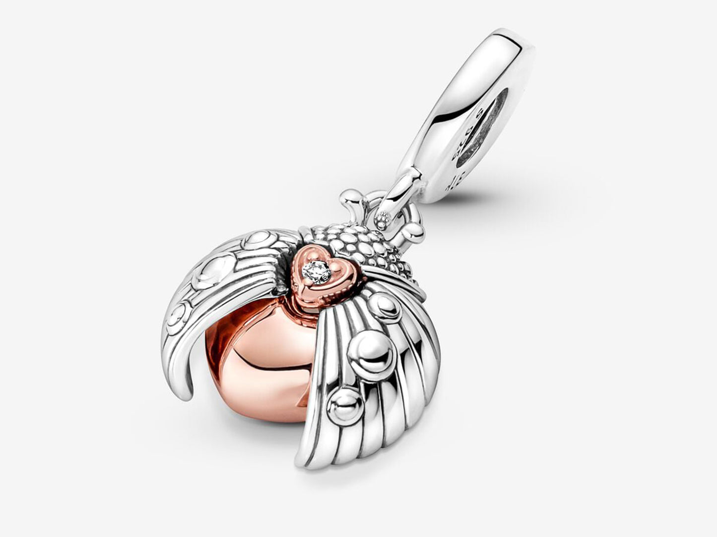 Club 2022 Ladybird & Heart Dangle Charm