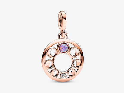 Lunar Phases Medallion Charm