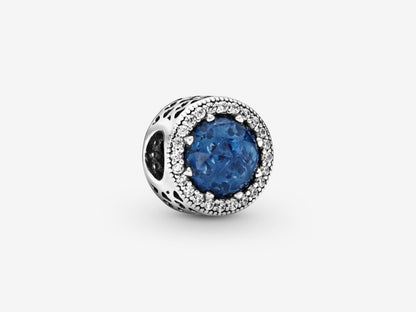 Sparkling Dark Blue Charm