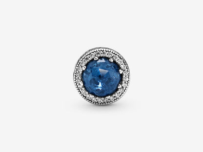 Sparkling Dark Blue Charm