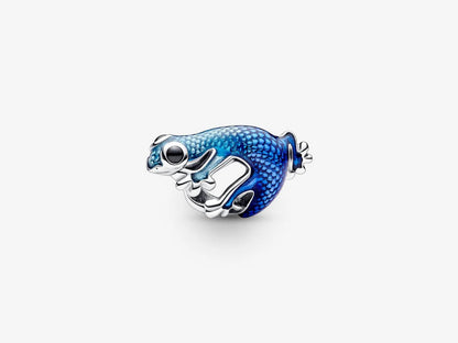 Metallic Blue Gecko Charm