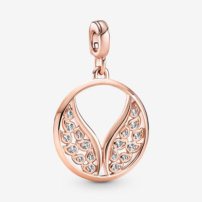 Burning Wings Medallion Charm