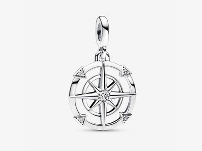 Compass Medallion Charm