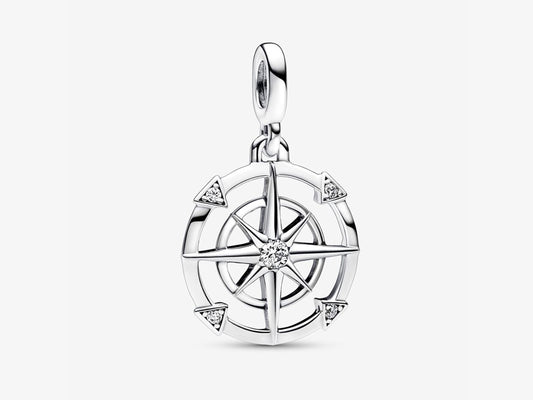 Compass Medallion Charm