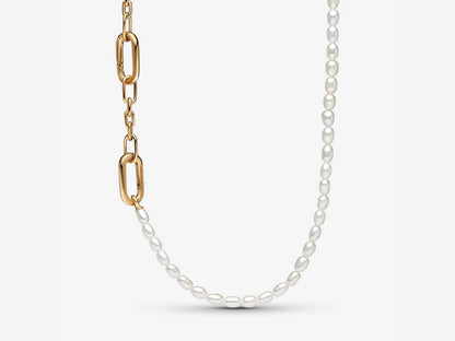 Slim Treated Freshwater Cultured Pearl Necklace