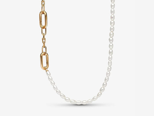 Slim Treated Freshwater Cultured Pearl Necklace