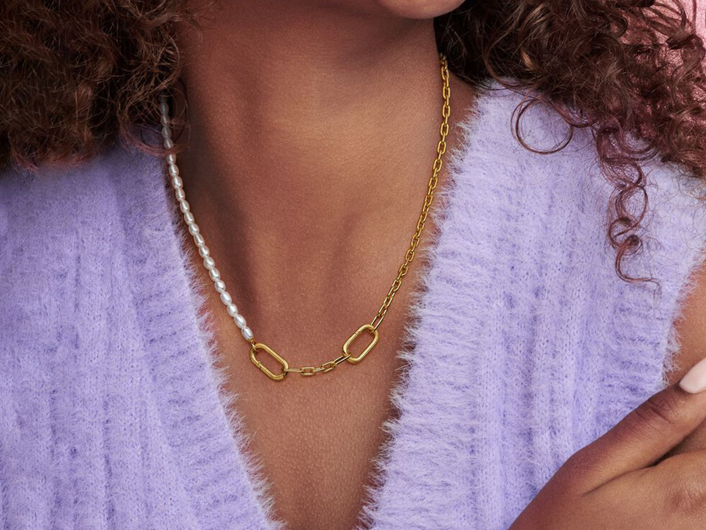 Slim Treated Freshwater Cultured Pearl Necklace