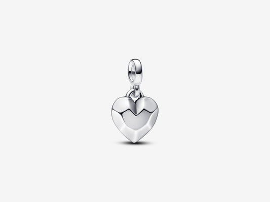 Faceted Heart Mini Dangle Charm