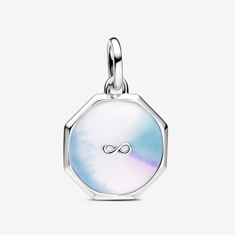 Multicolor Enamel Infinity Charm