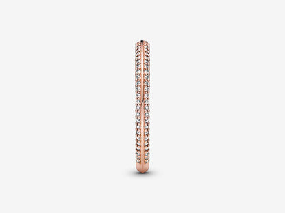 Sparkling Pave Copper Ring