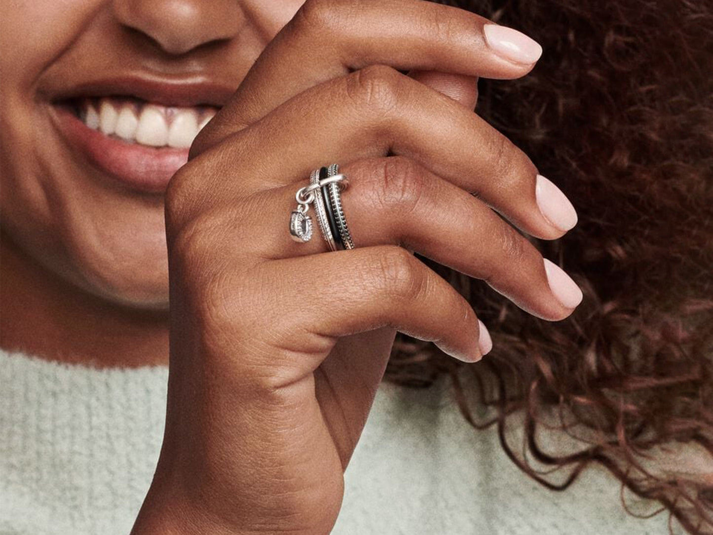Black Pavé Ring