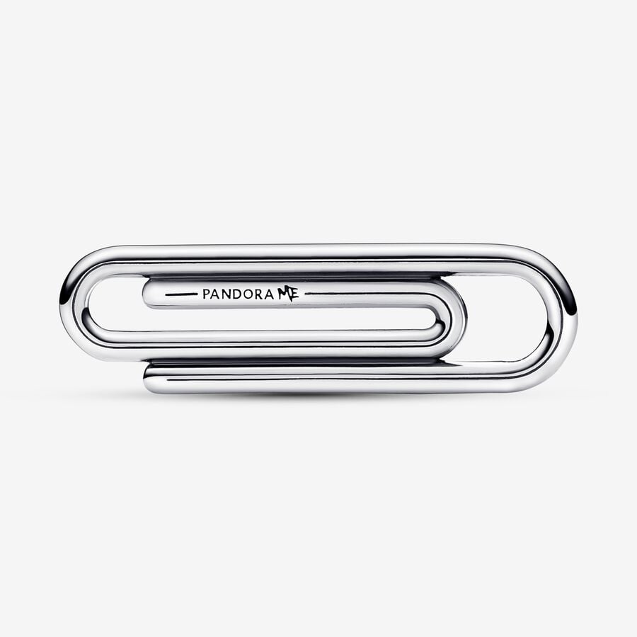 Pavé Paperclip Styling Link