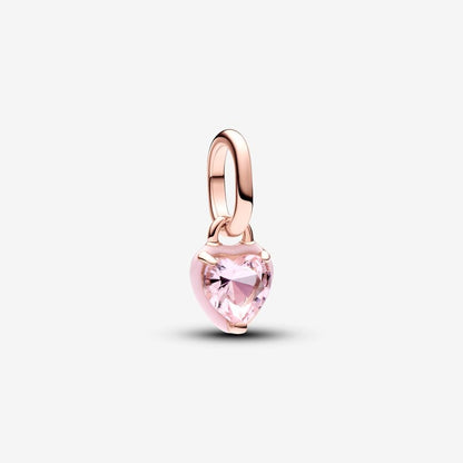 Pink Chakra Heart Mini Dangle Charm