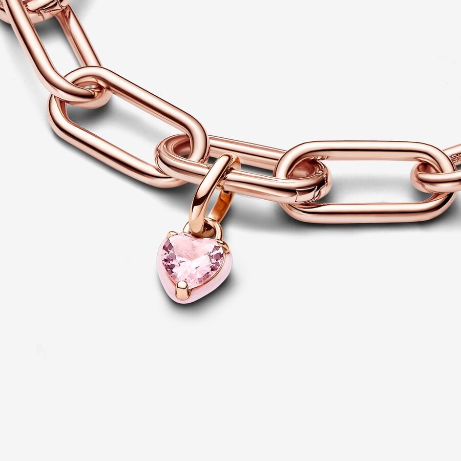 Pink Chakra Heart Mini Dangle Charm