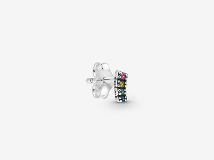 Rainbow Solo Stud Earrings