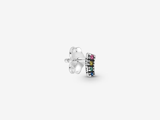 Rainbow Solo Stud Earrings