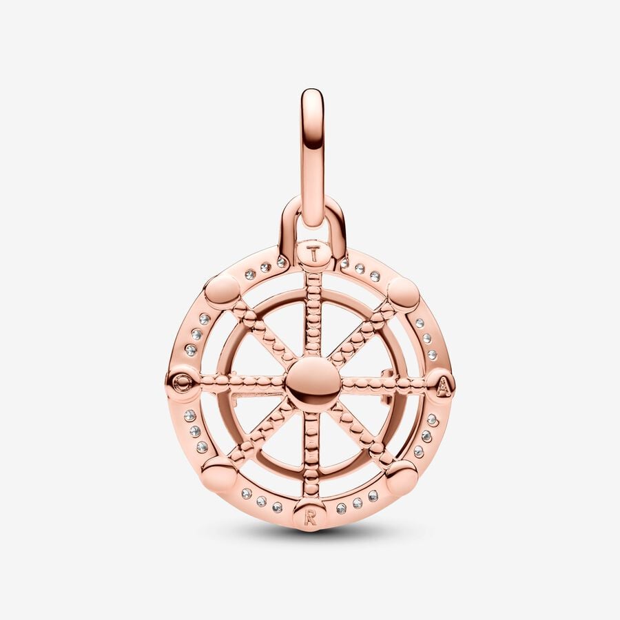 Wheel of Fortune Medallion Charm