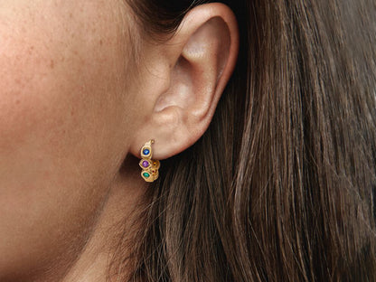 Marvel The Avengers Infinity Stones Hoop Earrings