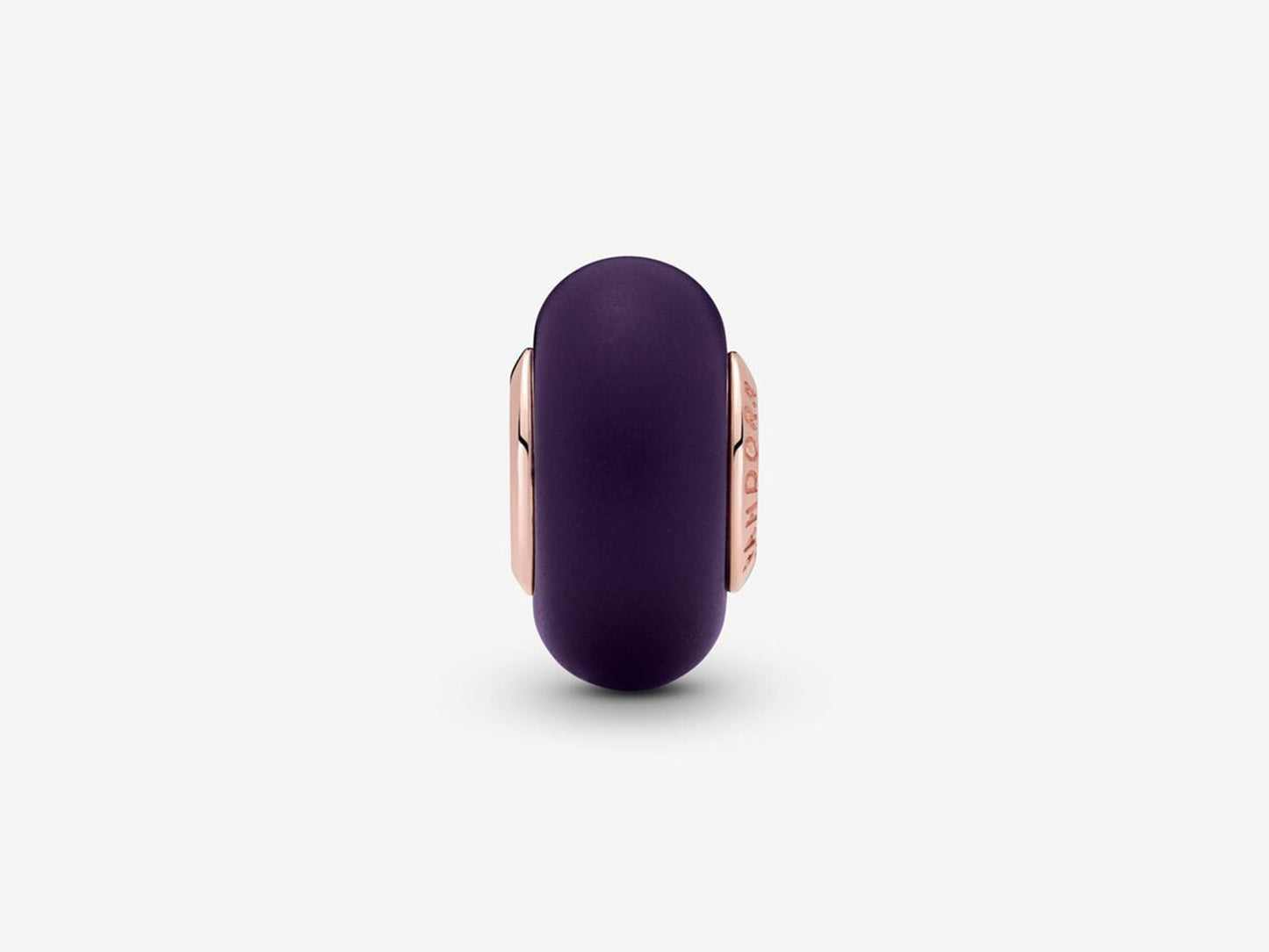 Matte Purple Murano Charm