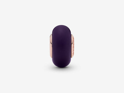 Matte Purple Murano Charm