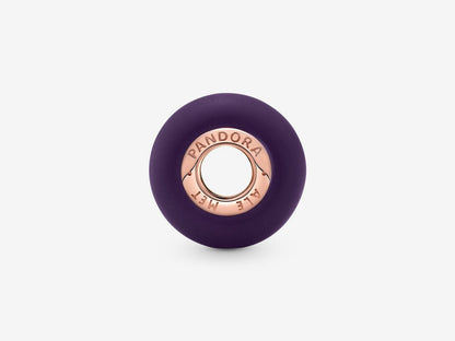 Matte Purple Murano Charm