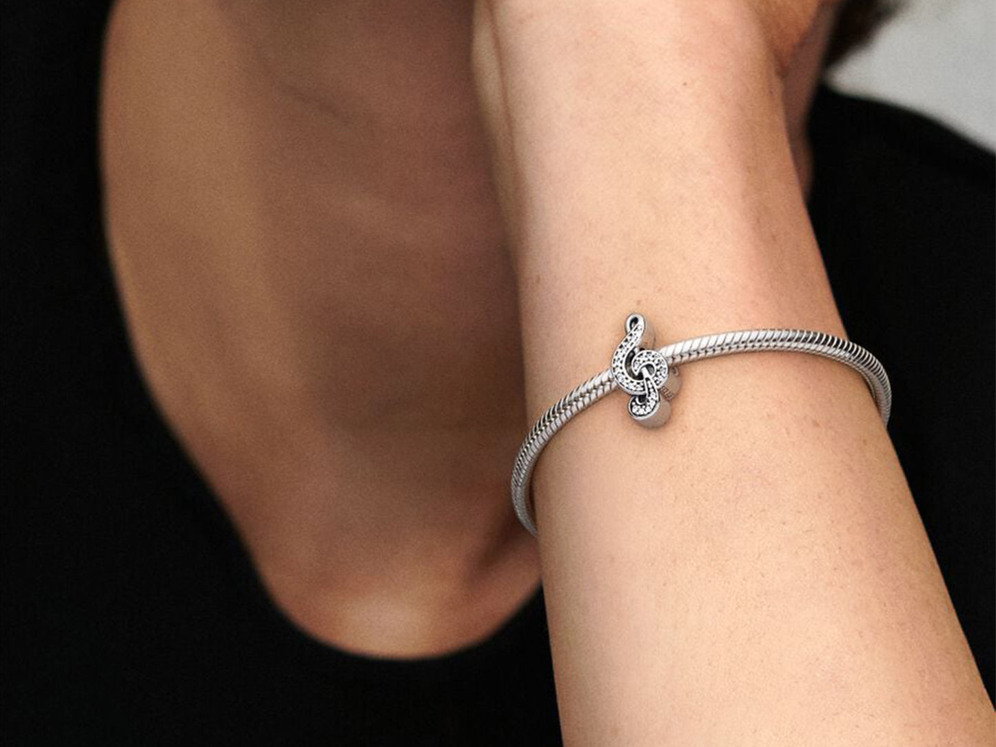Melodic Silver Note Charm