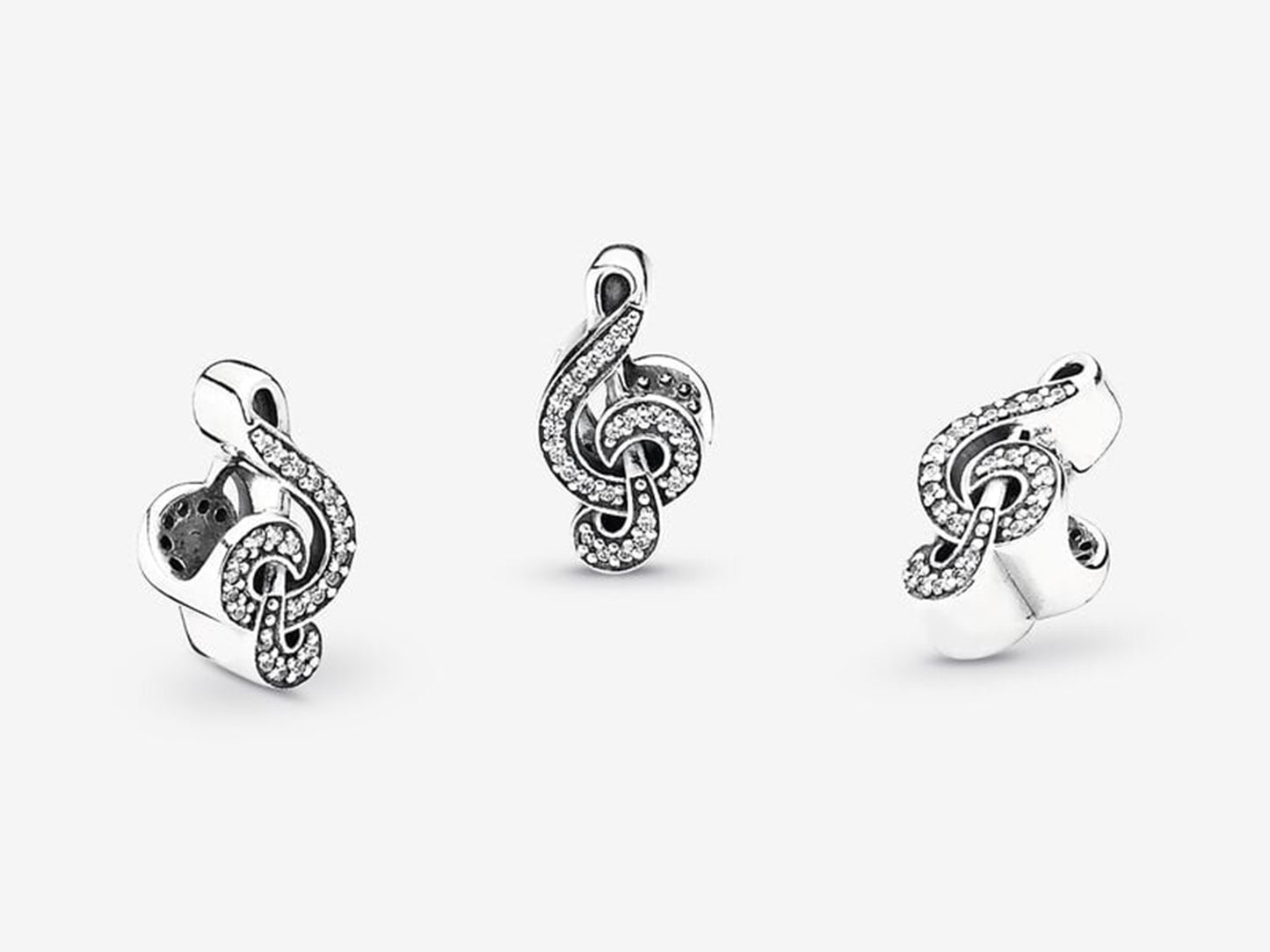 Melodic Silver Note Charm